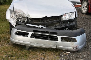 Car accident clipart