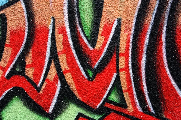 Красные граффити — стоковое фото