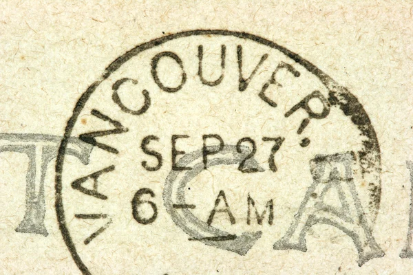 Vancouver stamp — Stock Photo, Image