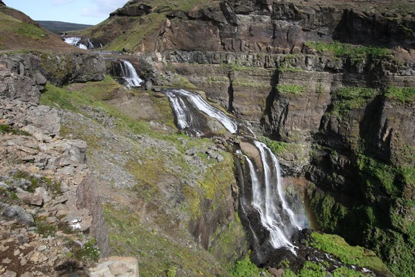 Waterval in IJsland — Stockfoto