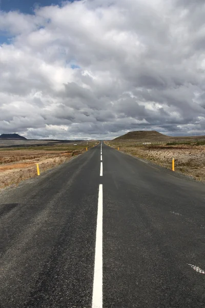 Дорога Исландии — стоковое фото