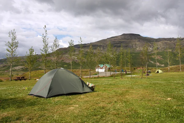 İzlanda kamp — Stok fotoğraf
