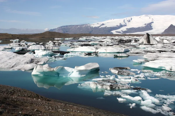 Island glaciärer — Stockfoto