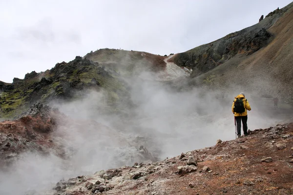 Vulcão em Islândia — Fotografia de Stock