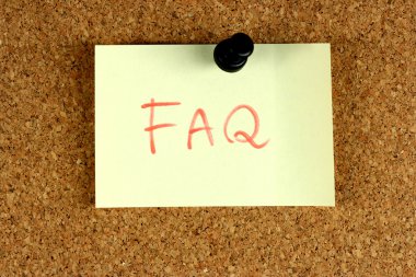 FAQ - Frequently Asked Questions clipart