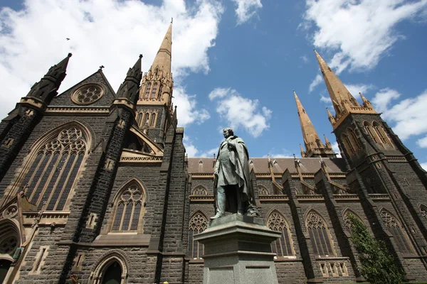 Melbourne cathedral — Stock Photo, Image