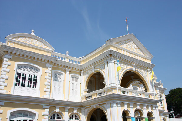 Georgetown Town Hall. Penang Island, Malaysia. Beautiful, colonial architecture.