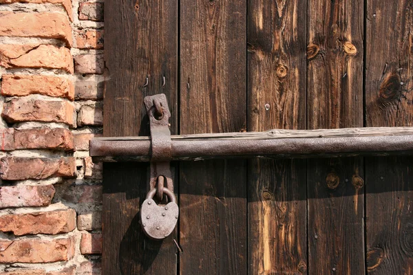 Vintage padlock closed — Stock Photo, Image