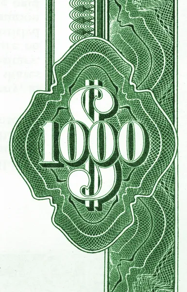 One thousand dollars — Stock Photo, Image