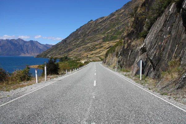 Estrada na Nova Zelândia — Fotografia de Stock