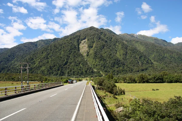Zielony Nowa Zelandia — Zdjęcie stockowe