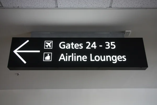 Airport sign — Stock Photo, Image