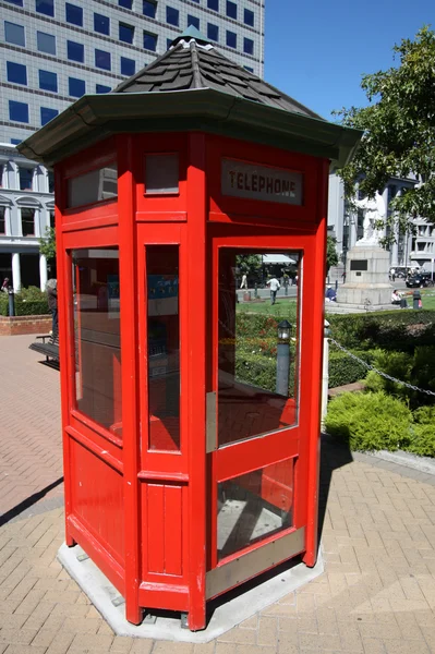 New Zealand phone box — Stock Photo, Image