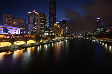 Melbourne skyline clipart