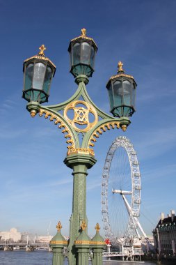 Dekoratif sokak lambaları Londra, İngiltere