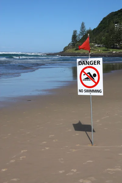 Úszni tilos! — Stock Fotó