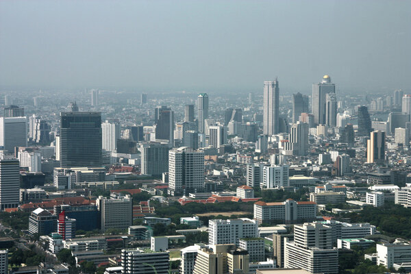 Bangkok - view of the city from the tallest building in Thailand, Baiyoke Tower 2.