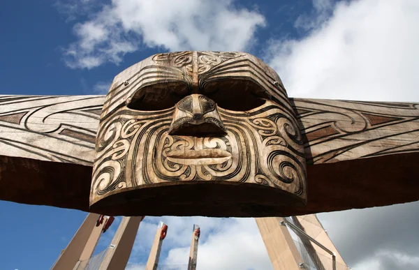 Arte tribal maorí — Foto de Stock