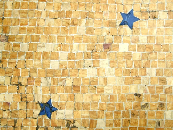 Piso padrão de azulejo mosaico — Fotografia de Stock