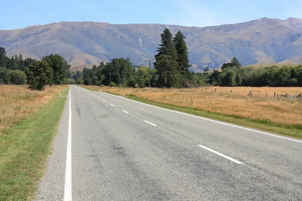 Strada in Nuova Zelanda — Foto Stock