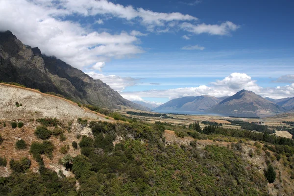 Remarkables Montañas Robustas Región Otago Nueva Zelanda Isla Sur — Foto de Stock