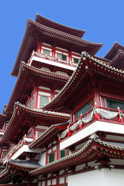 Singapore Asia Buddha Tooth Relic Temple Tang Dynasty Architecture Style — Stock Photo, Image