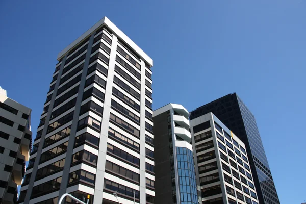 Grattacieli Nel Distretto Finanziario Wellington Nuova Zelanda — Foto Stock