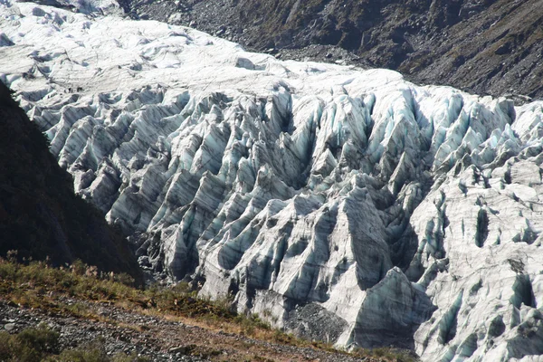 福克斯冰川在新西兰南岛西海岸的韦斯特兰国家公园 — 图库照片