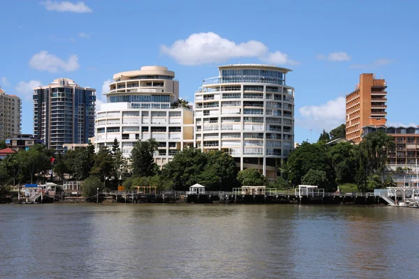 East Brisbane Queensland Gyönyörű Város Folyó Nyár Ausztrália — Stock Fotó