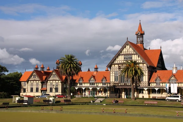 Musée Rotorua Bains Publics Historiques Dans Région Des Eaux Thermales — Photo