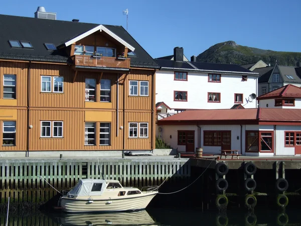 Malá Rybářská Vesnice Norsku Skandinávie — Stock fotografie