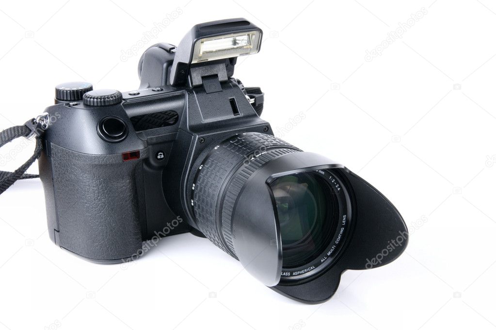 Digital camera with zoom lens