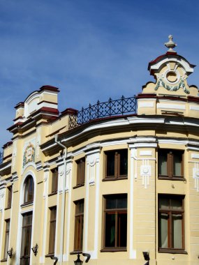 tallinn şehir binada. Estonya dekoratif mimari.