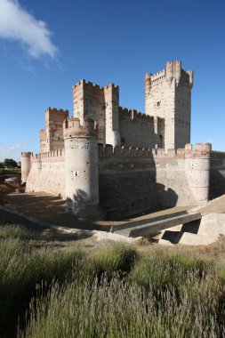Castillo de la Mota - famous landmark in Medina del Campo, Castille, Spain clipart