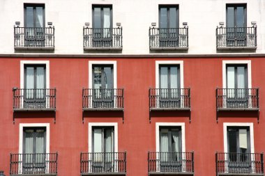 Windows Binası, plaza mayor Valladolid, İspanya