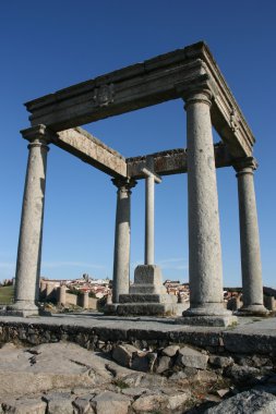 Cuatro postes - anıt avila, castilla, İspanya