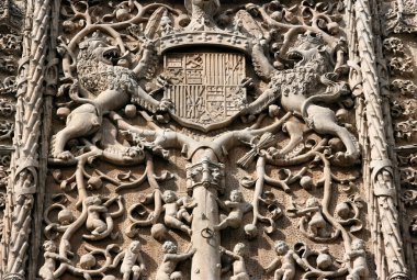 colegio de san gregorio - Müzesi valladolid, İspanya'nın ünlü dekoratif plateresque cephe