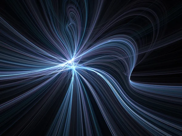 Grafik Textur Computer Gerenderten Hintergrund Fraktal Verwirbeltes Blaues Licht Abstrakt — Stockfoto