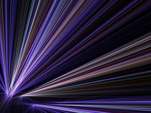 Grafik Textur Computer Gerenderten Hintergrund Fraktal Nacht Stadt Straße Geschwindigkeit — Stockfoto
