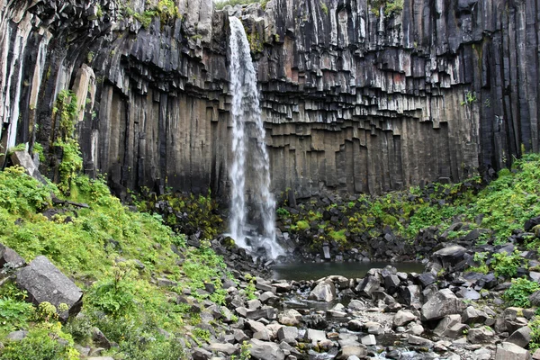 Svartifoss-冰岛 — 图库照片