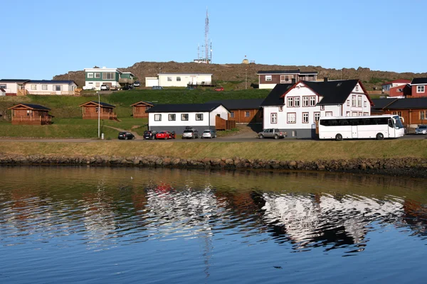 Islândia Pequena Cidade Costeira Nos Fiordes Orientais Djupivogur — Fotografia de Stock