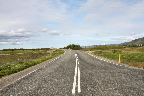 Słynny Ring Road Hringvegur Islandii Trasa Regionie Austurland — Zdjęcie stockowe