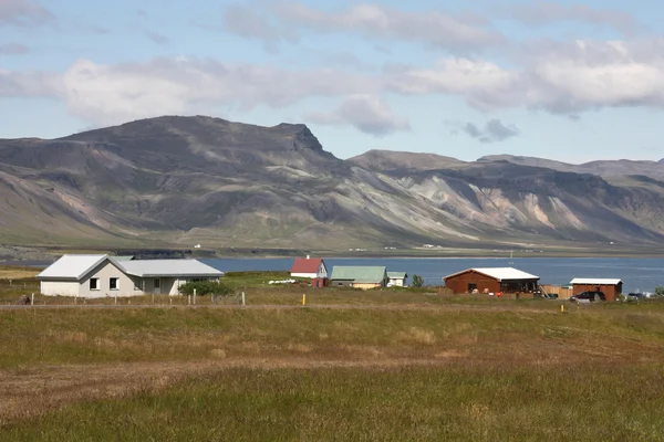 Península Snaefellsnes Islandia Pequeña Ciudad Arnarstapi — Foto de Stock