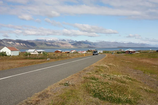 Península Snaefellsnes Islândia Pequena Cidade Arnarstapi — Fotografia de Stock