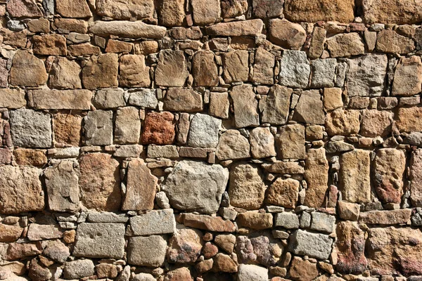 Pietra Parete Sfondo Texture Mura Della Città Avila Spagna — Foto Stock