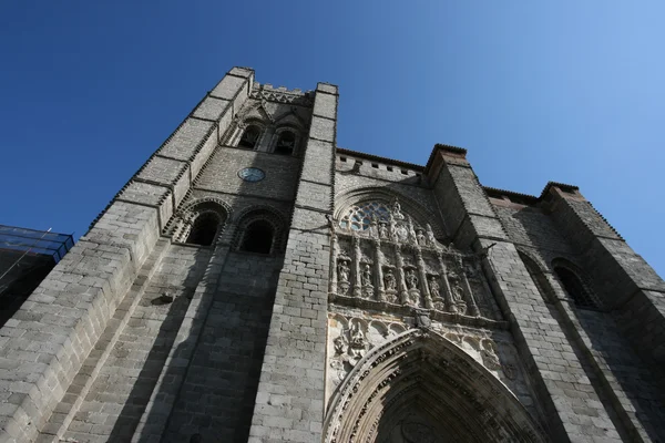 Catedral Avila První Gotické Katedrály Španělsku — Stock fotografie