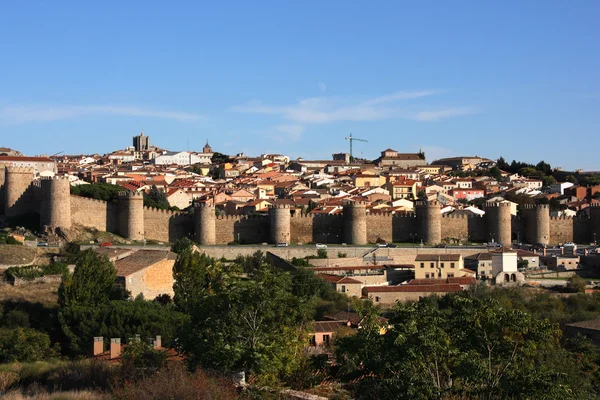 Avila Müstahkem Ortaçağ Şehri Castilla Leon Spanya — Stok fotoğraf