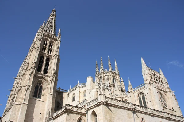 Catedral Medieval Burgos Castela Espanha Marco Católico Antigo Listado Lista — Fotografia de Stock