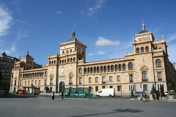 Академия Кавалерии Academia Caballeria Находится Напротив Площади Plaza Zorrilla Возле — стоковое фото