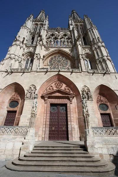 Cathédrale Médiévale Burgos Castilia Espagne Vieux Monument Catholique Inscrit Sur — Photo